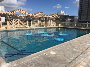 Large Relaxing Lanai with Diamond Head and Ocean Views